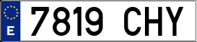 Truck License Plate